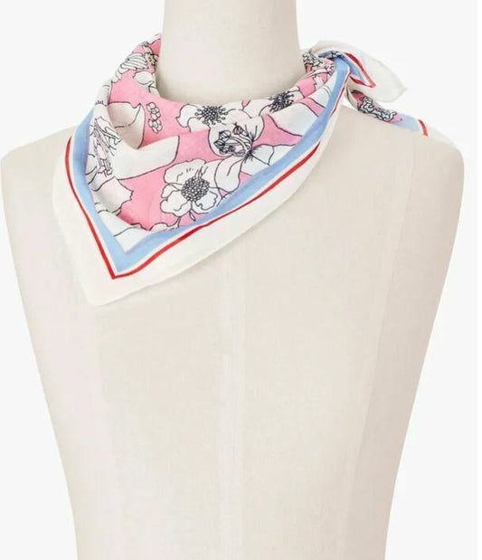 TALBOTS FLORAL NECKERCHIEF