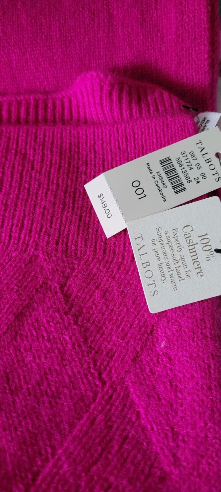 TALBOTS ABSTRACT CHEETAH SILK SQUARE SCARF