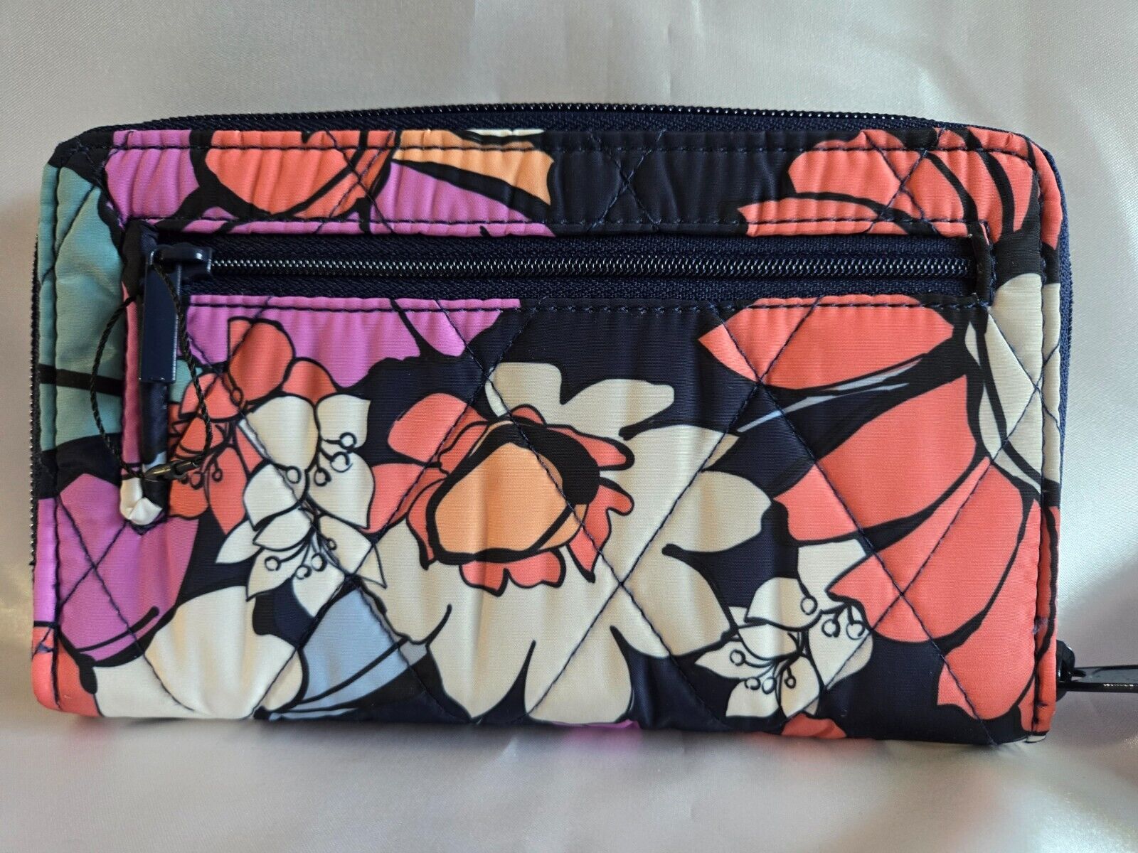 Vera Bradley Ultralight RFID Turnlock Wallet, Santa Fe Sun