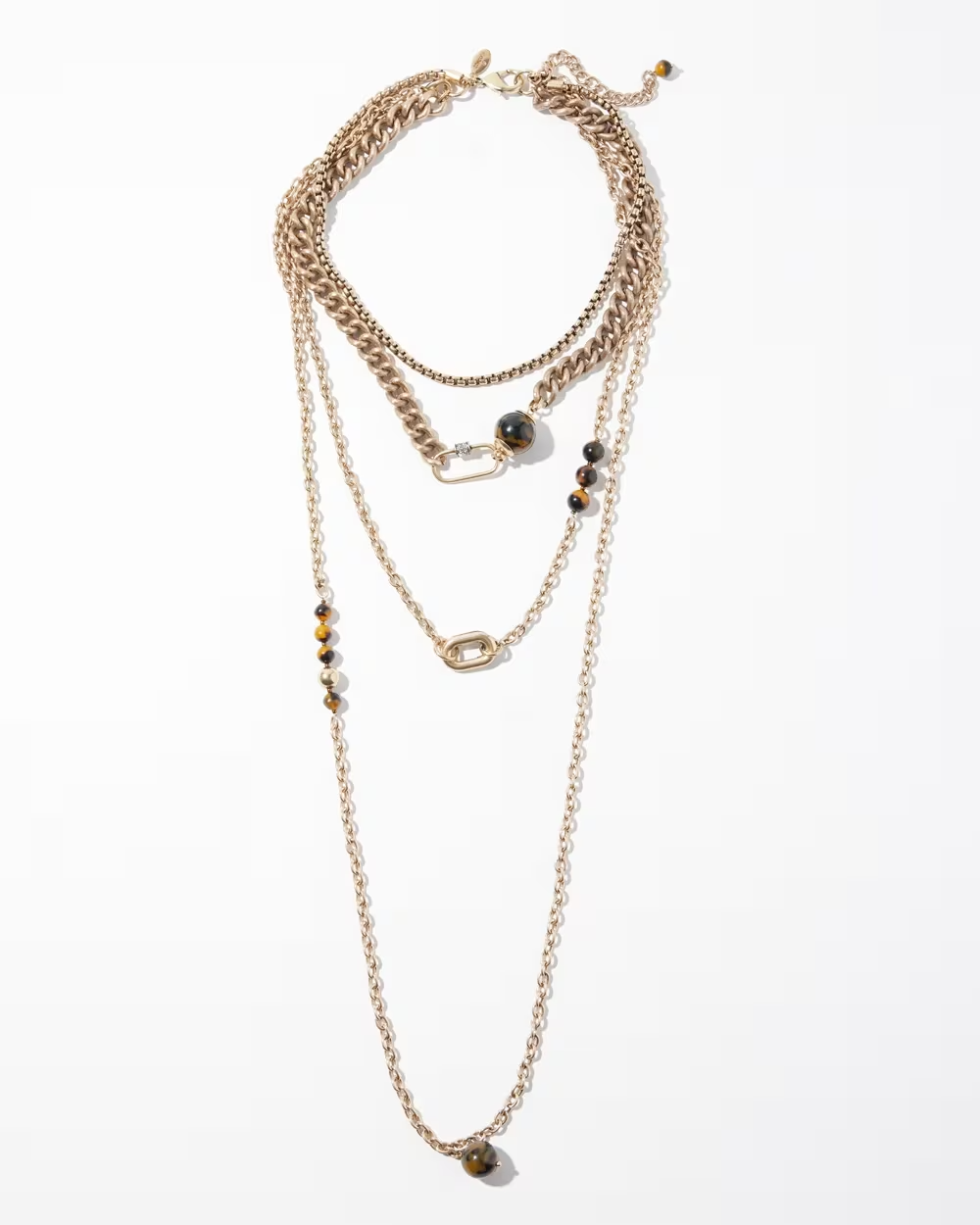 CHICO' S CONVERTIBLE MULTISTRAND NECKLACE