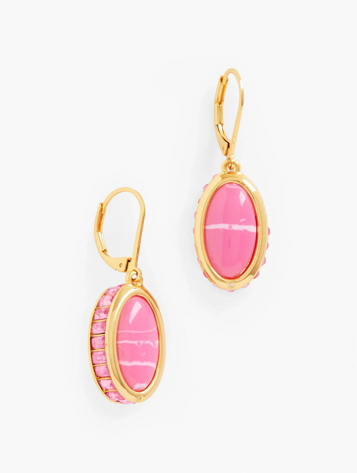 TALBOTS SEMI BAGUETTE DROP EARRINGS