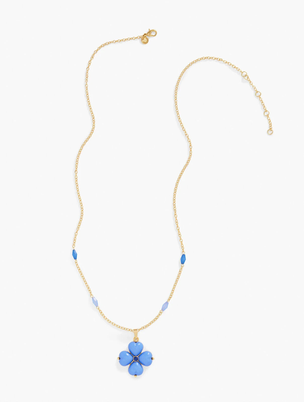 TALBOTS CLOVER PENDANT NECKLACE