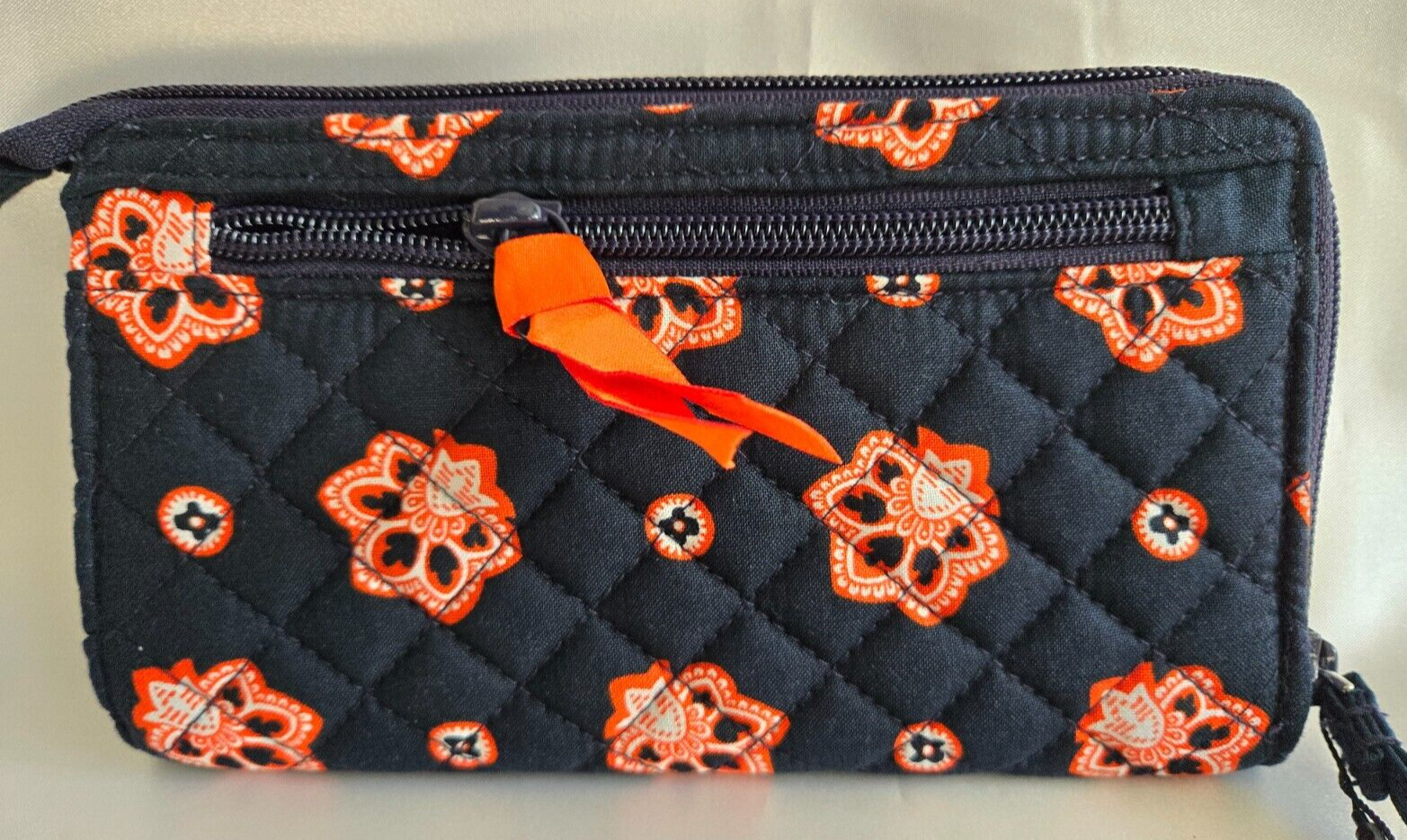 Vera Bradley NFL RFID Front Zip Wristlet