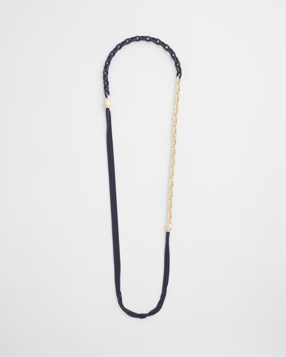 CHICO'S MAGNETICMIX BLACK MULTISTRAND NECKLACE