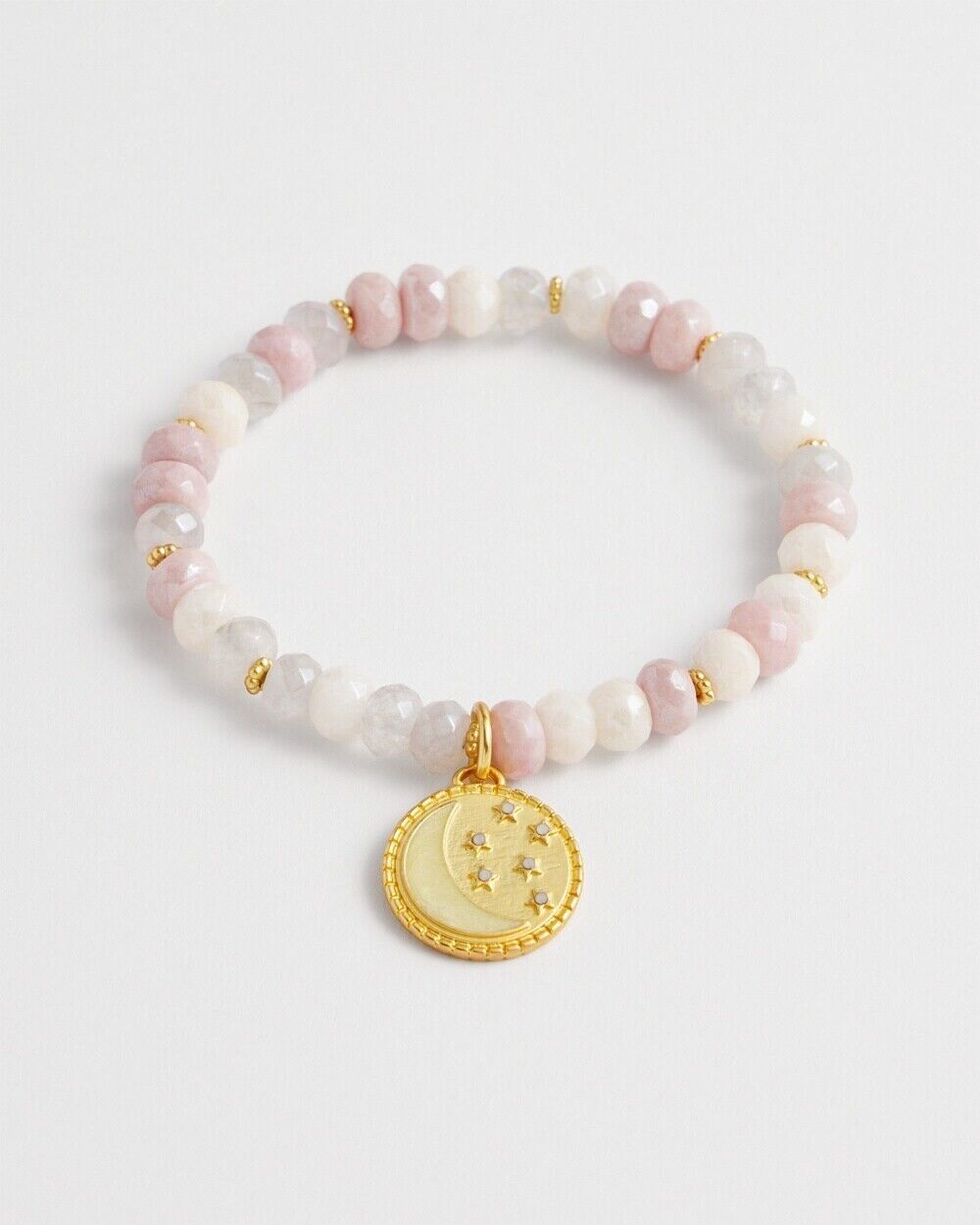 CHICO'S OPAL BEADED CHARM BRACELET