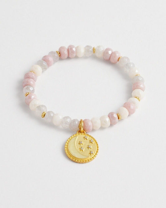 CHICO'S OPAL BEADED CHARM BRACELET