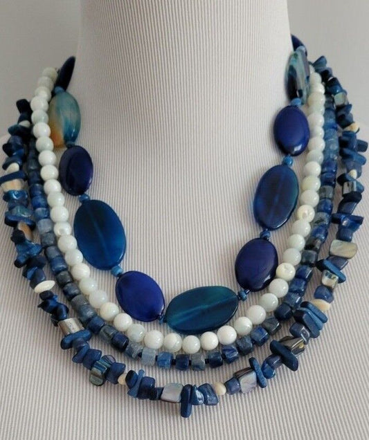 CHICO'S CONVERTIBLE MULTISTRAND NECKLACE
