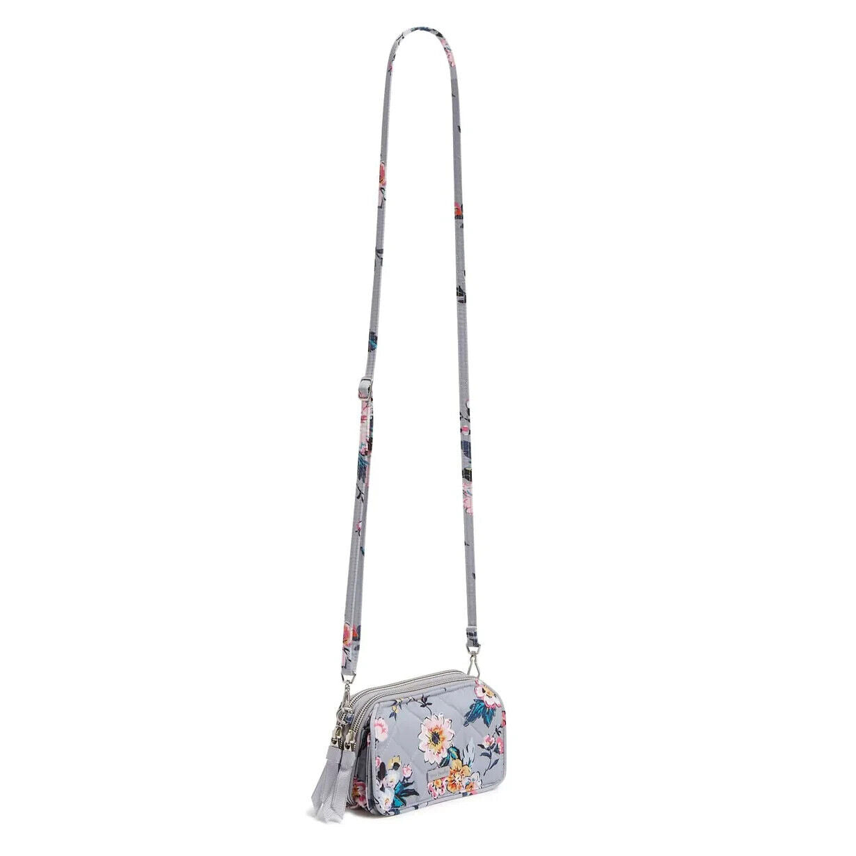 Vera Bradley RFID All in One Crossbody Bag, Parisian Bouquet