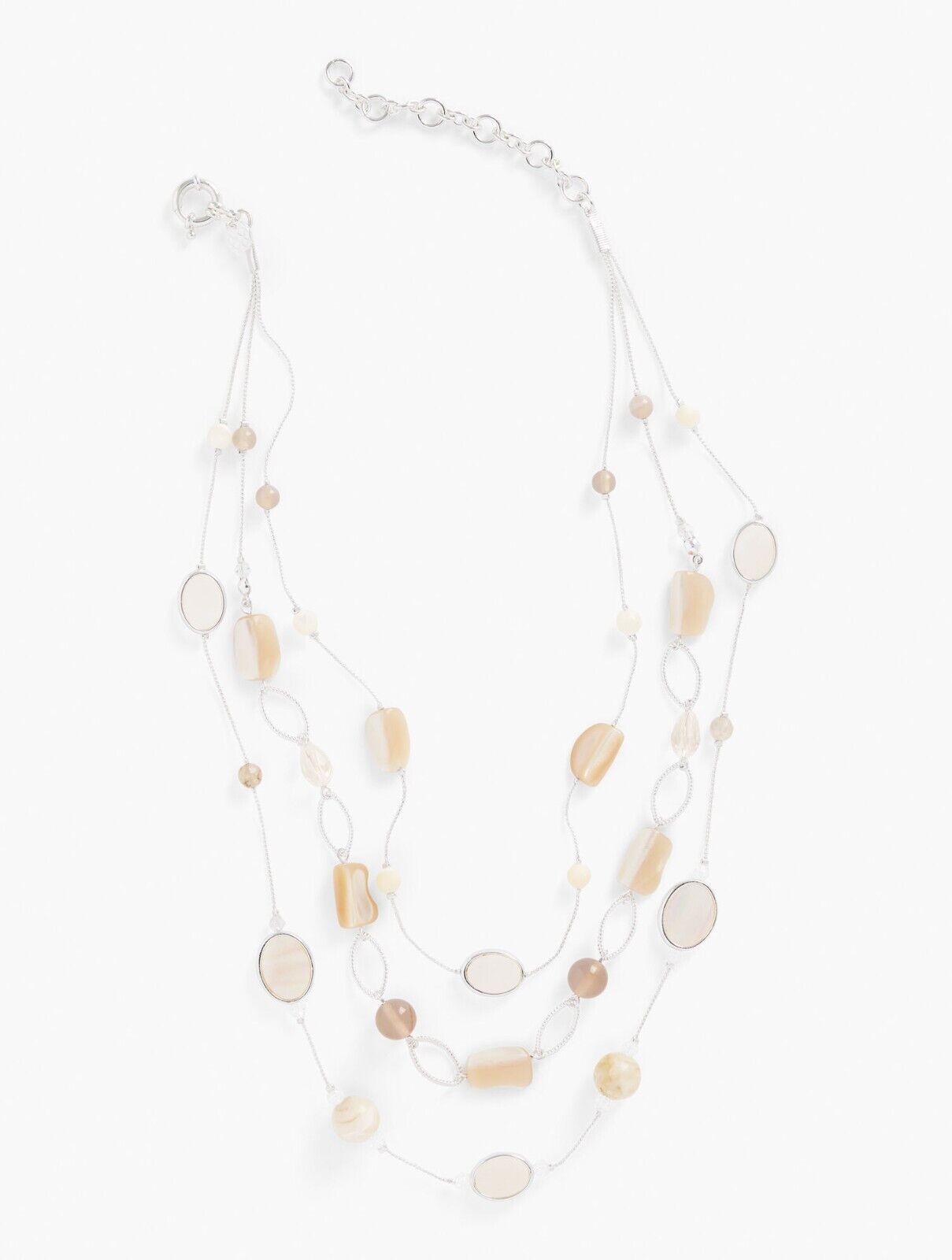 TALBOTS AU NATURAL LAYERED NECKLACE