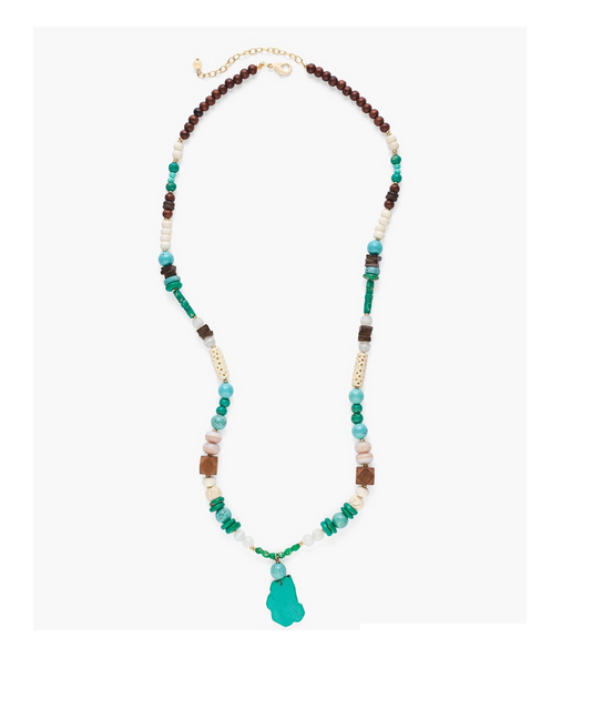 CHICO'S ALYSIA LONG PENDANT NECKLACE