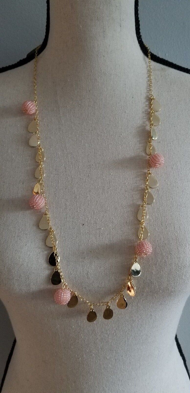 TALBOTS Pretty Petals Layer Necklace
