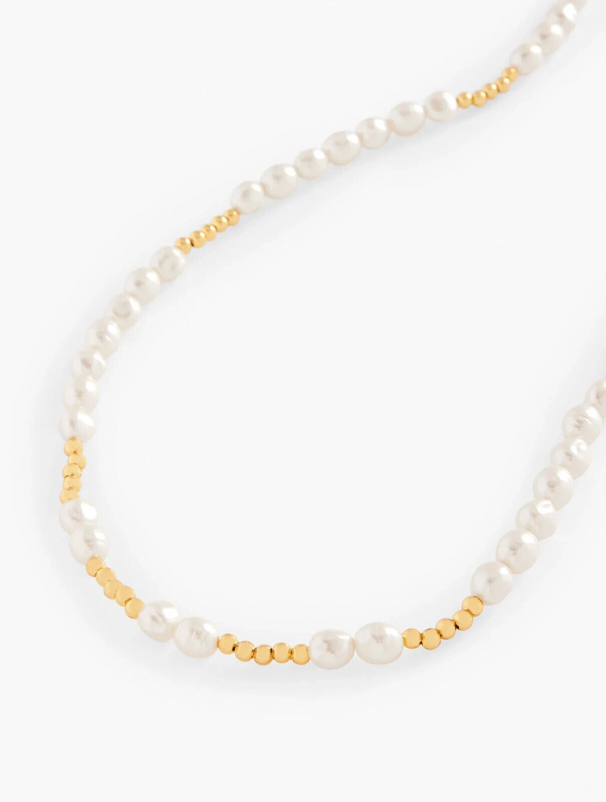 TALBOTS FRESH PEARL LONG NECKLACE