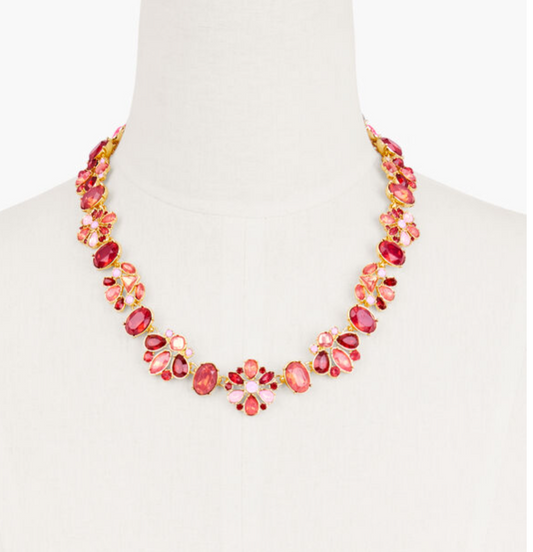 TALBOTS SPICED CORAL STATEMENT NECKLACE