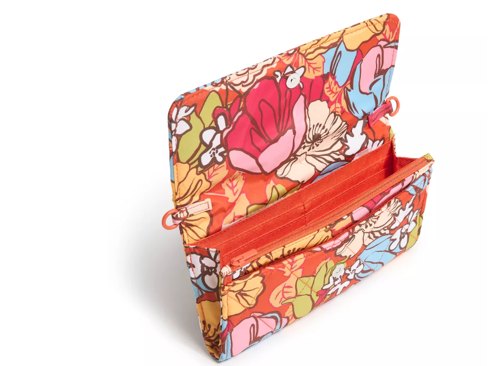 Vera Bradley Ultralight Wallet Crossbody, Midday Garden