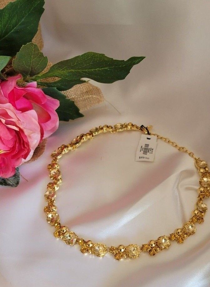 TALBOTS PETITE CRYSTALS NECKLACE