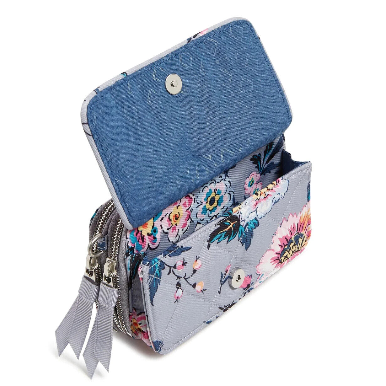 Vera Bradley RFID All in One Crossbody Bag, Parisian Bouquet