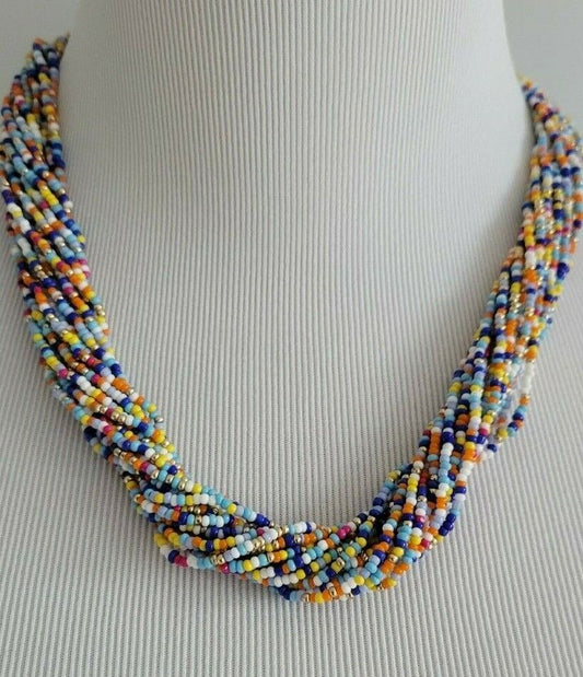 TALBOTS MARDI GRAS NECKLACE
