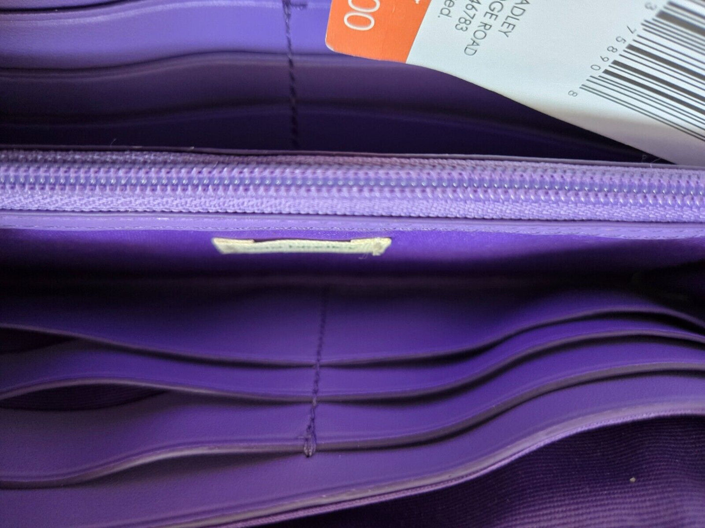 Vera Bradley Essential Continental Wallet, Cotswolds Dahlia Purple