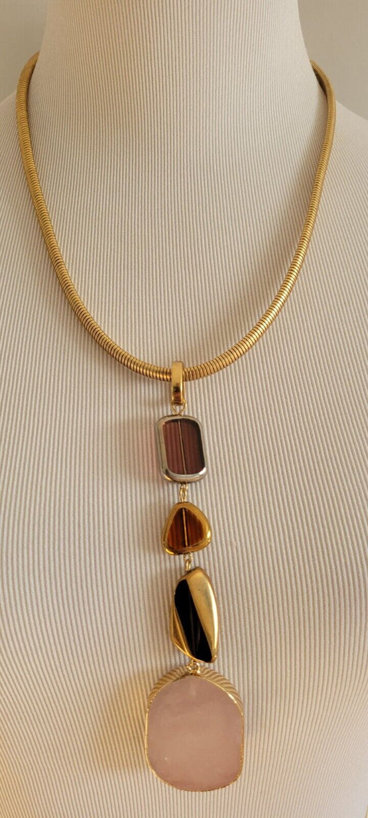 CHICO'S TIERED PENDANT NECKLACE