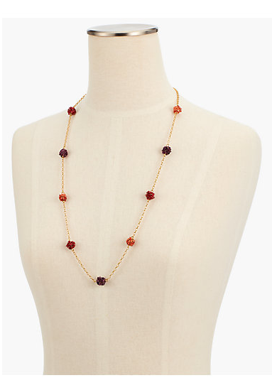 TALBOTS Beaded Sphere Layer Necklace