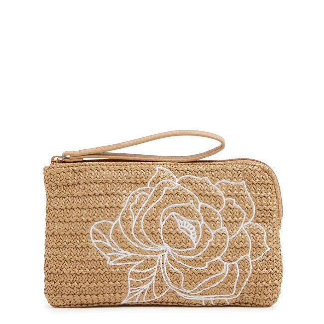 Vera Bradley RFID All-Day Simple Wristlet, Soft Fawn