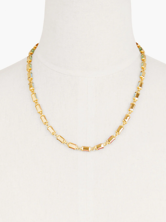 TALBOTS BRIGHT BAGUETTE NECKLACE