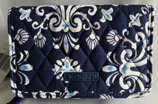 Vera Bradley RFID 3-in-1 Crossbody Bag, Steel Blue Medallion