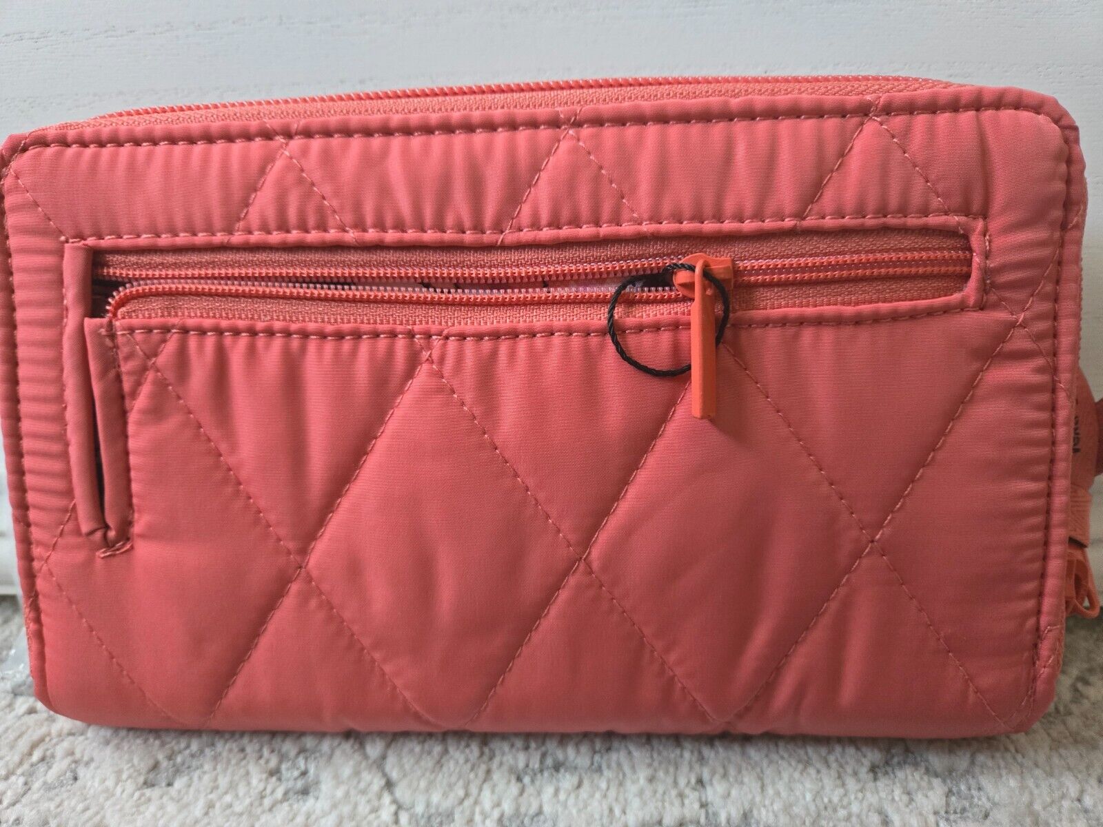 Vera Bradley Ultralight RFID Turnlock Wallet, Blush Sienna