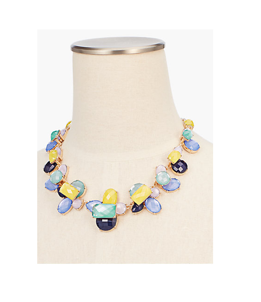 TALBOTS Colorful Faceted Necklace