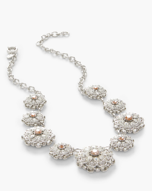 TALBOTS GRAPHITE NIGHT STATEMENT NECKLACE
