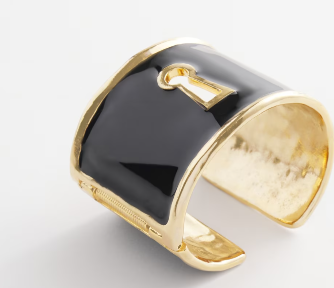 CHICO'S LOCK CUFF BRACELET