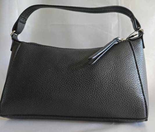 Vera Bradley Faux Leather Mini Slouchy Crossbody, Moonless Night