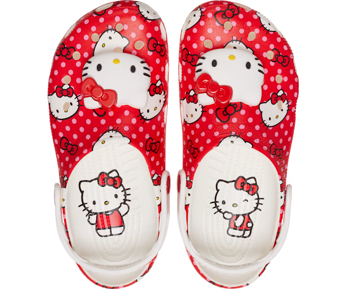 Crocs Hello Kitty Red Classic Clog