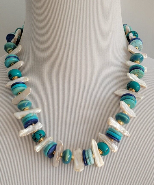 CHICO' S TURQUOISE NECKLACE