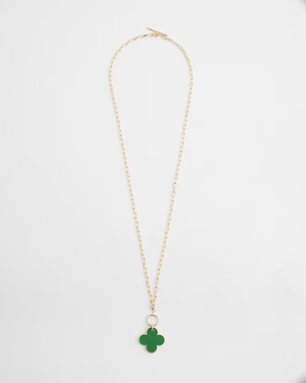 CHICO'S CONVERTIBLE REVERSIBLE PENDANT NECKLACE