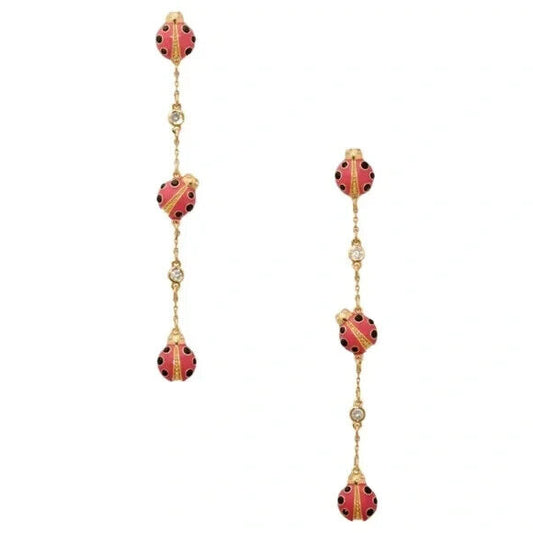 Kate Spade Ladybug Linear Earrings
