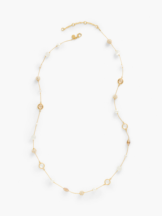 TALBOTS STONE STATION LONG NECKLACE