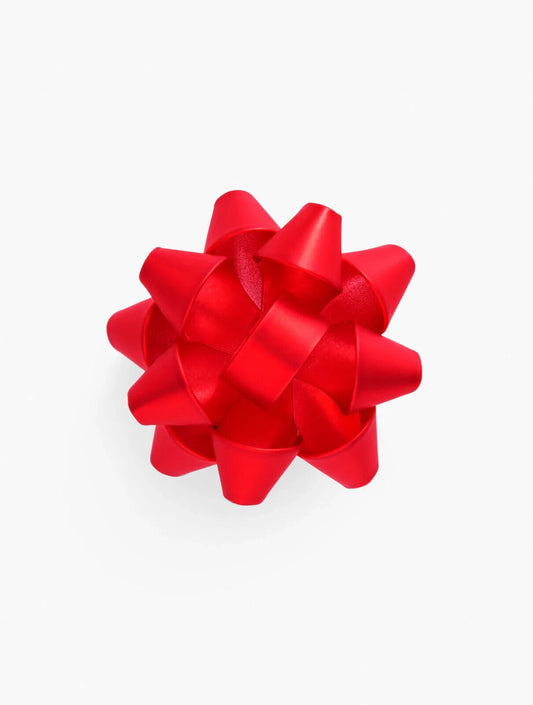 TALBOTS HOLIDAY GIFT BOW BROOCH