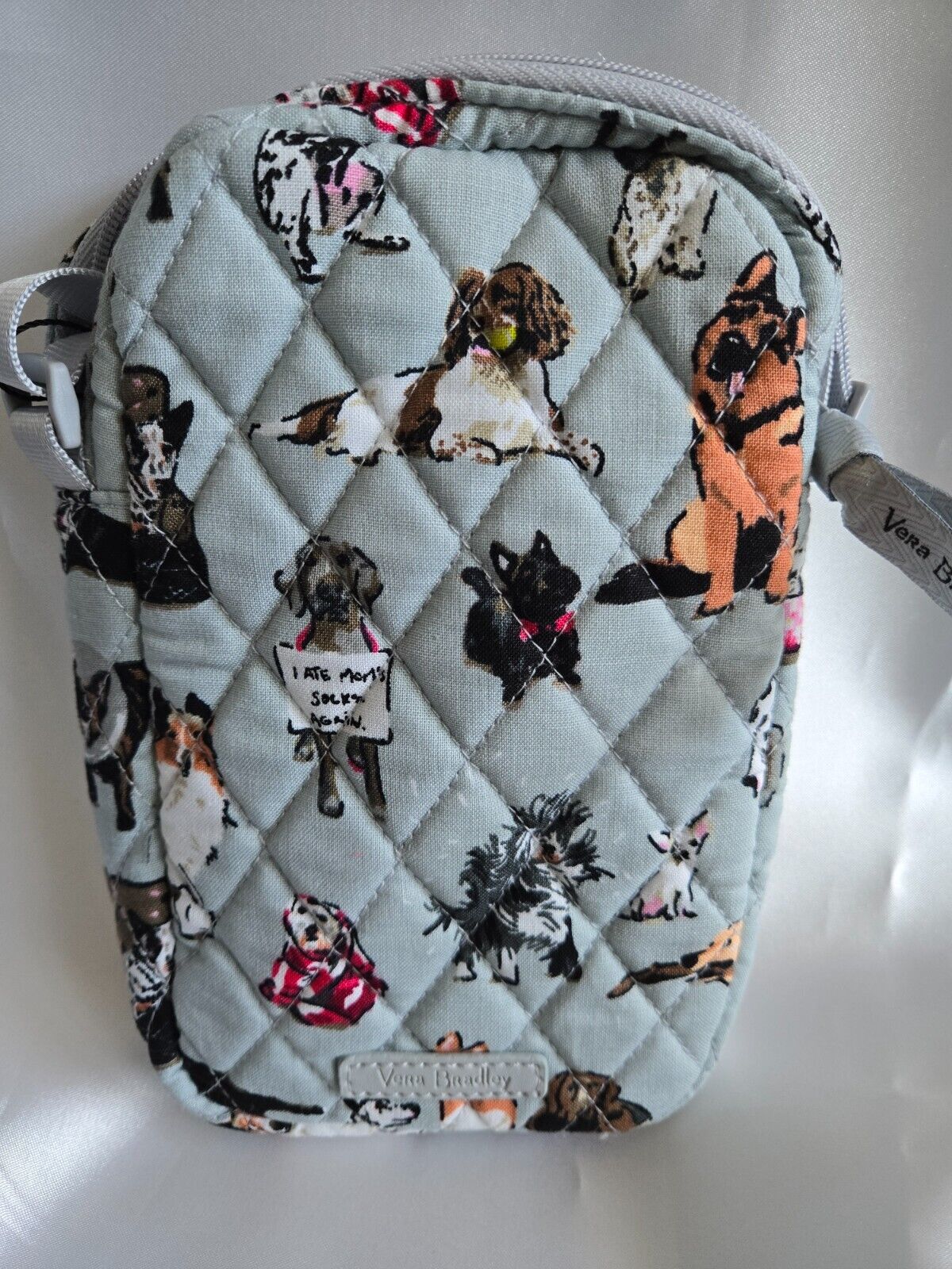 Vera Bradley Easy RFID Crossbody, Dog Show