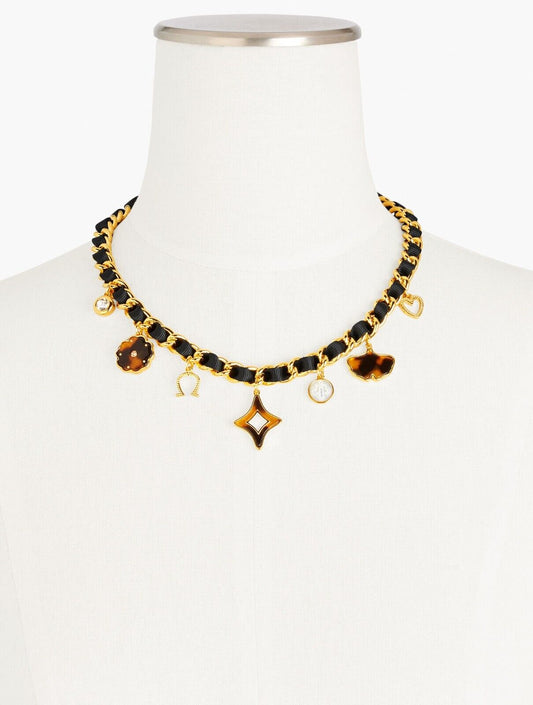 TALBOTS FALL CHARM NECKLACE