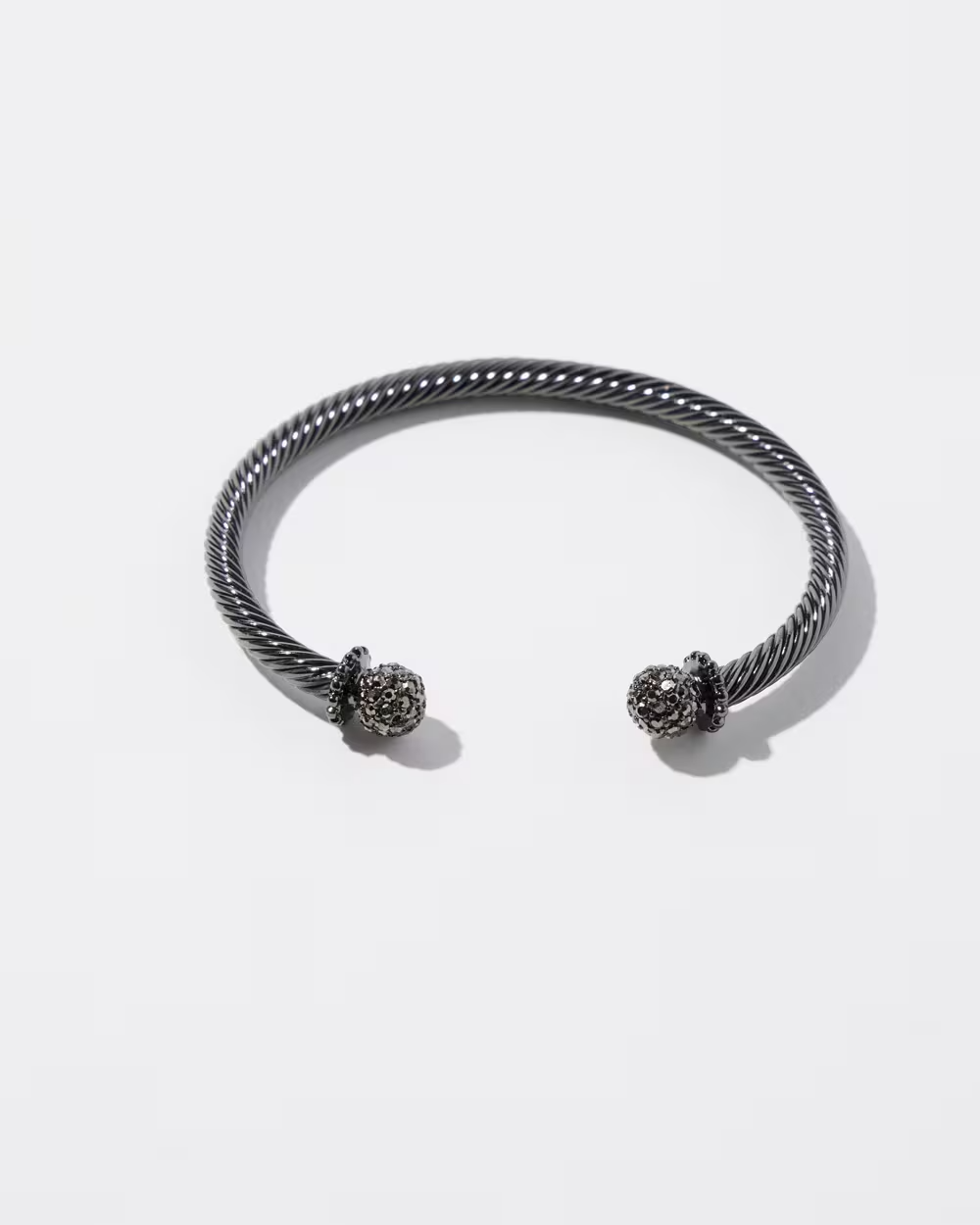 CHICO'S HEMATITE TONE CUFF BRACELET