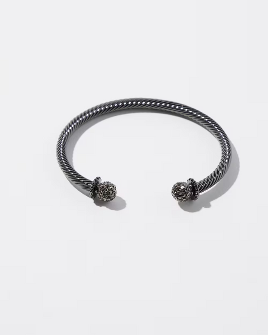 CHICO'S HEMATITE TONE CUFF BRACELET