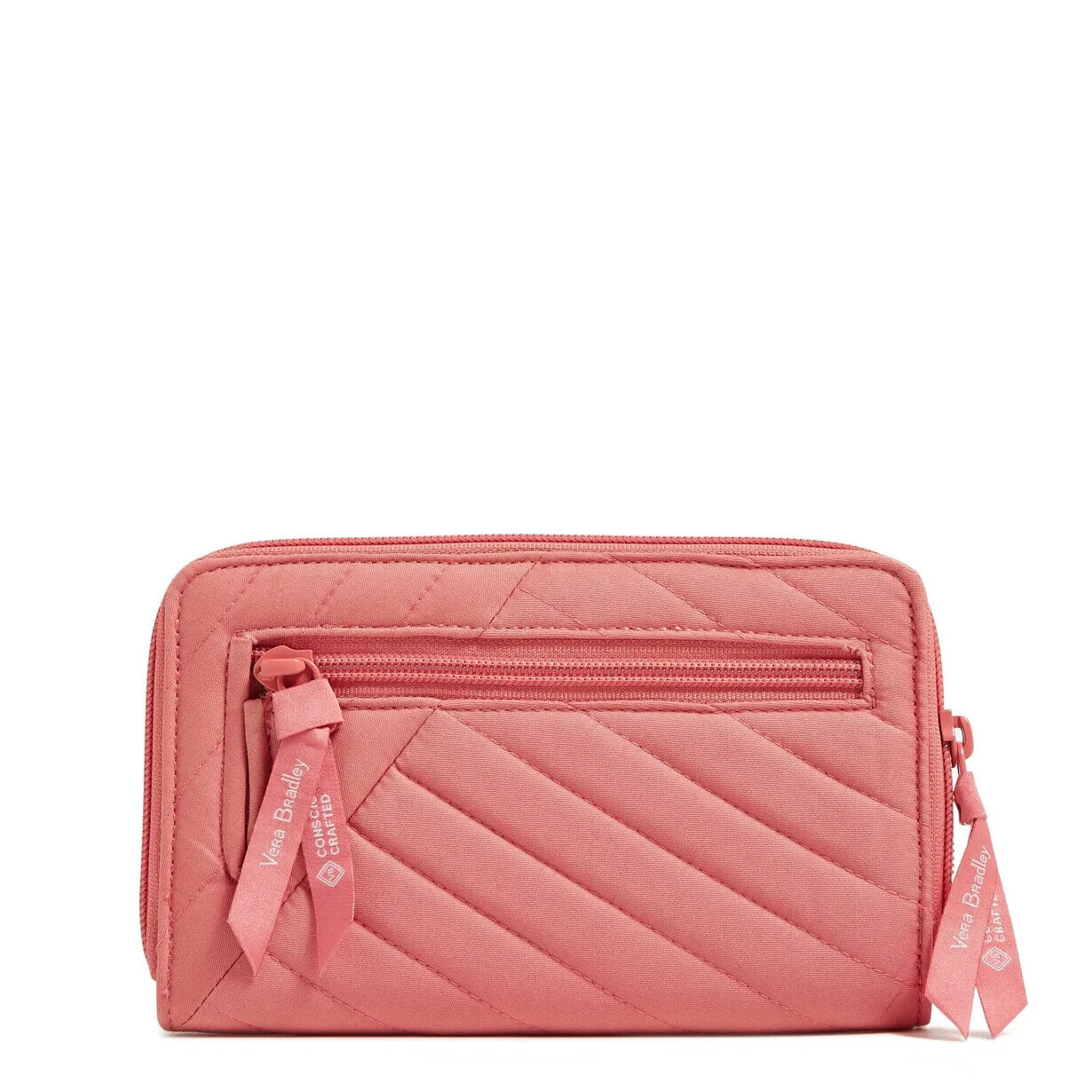 Vera Bradley RFID Turnlock Wallet, Terra Cotta Rose