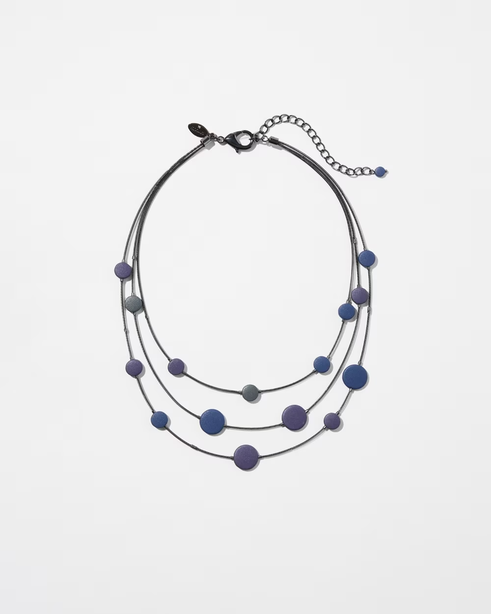 CHICO'S BEADED MULTISTRAND NECKLACE