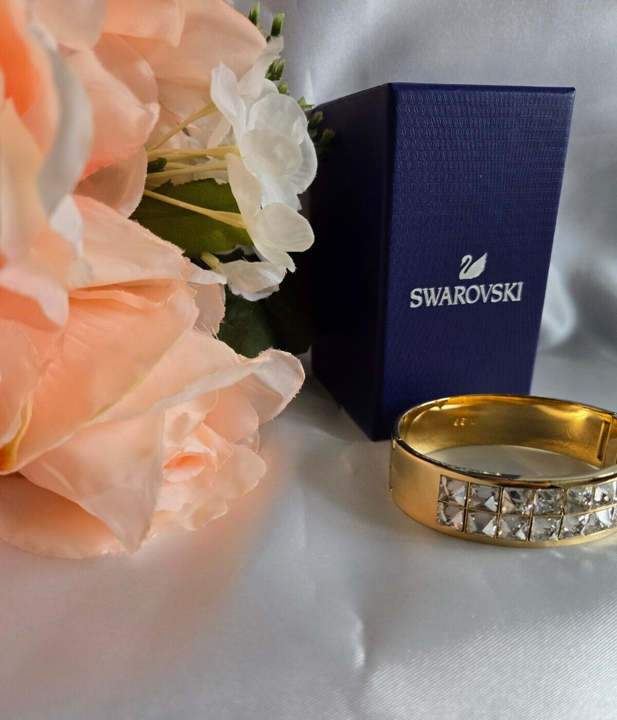 Swarovski Gold Bangle