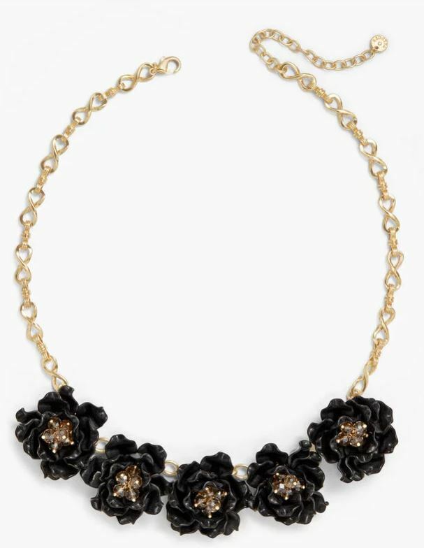 TALBOTS FLOWER NECKLACE