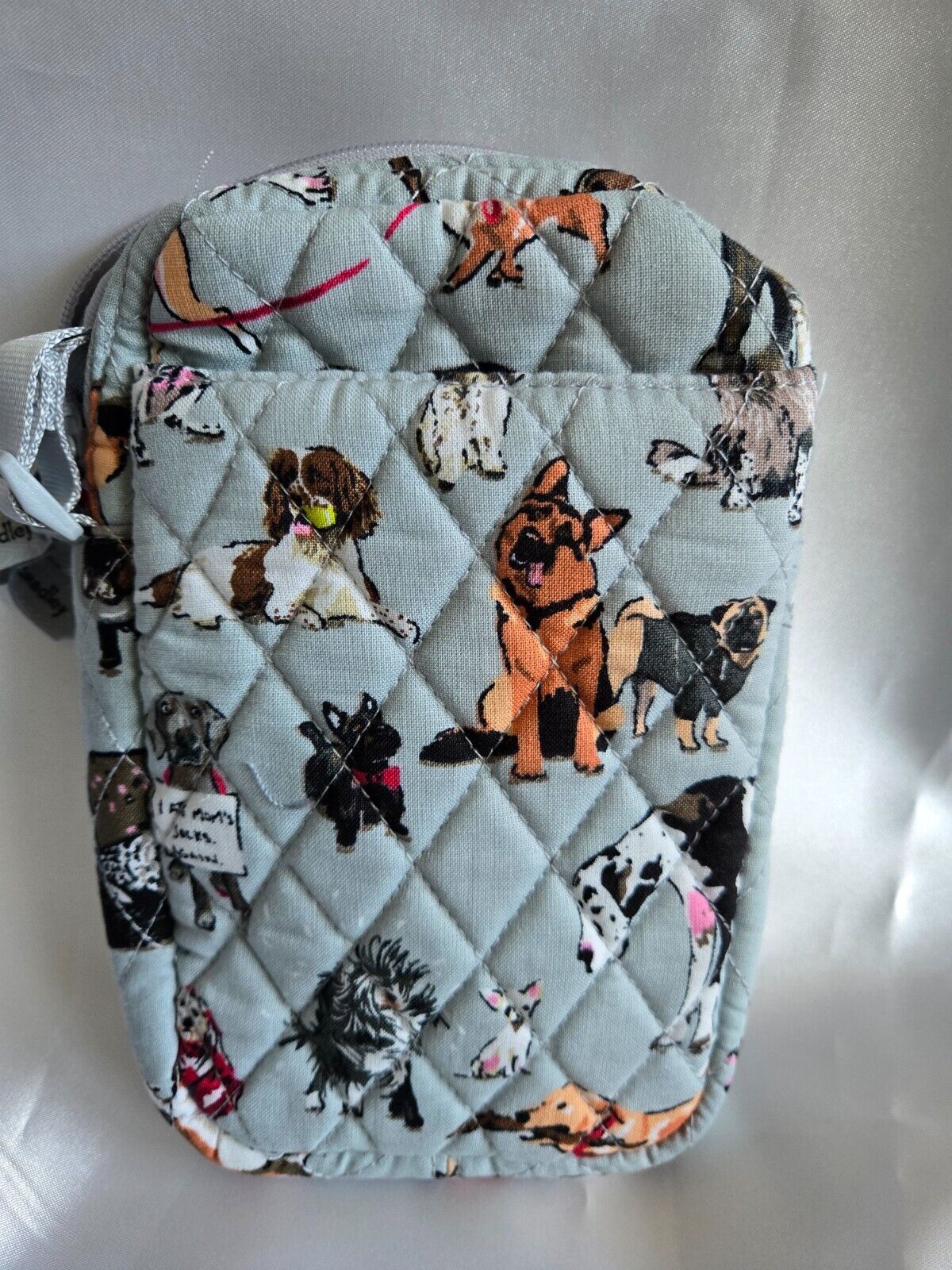 Vera Bradley Easy RFID Crossbody, Dog Show