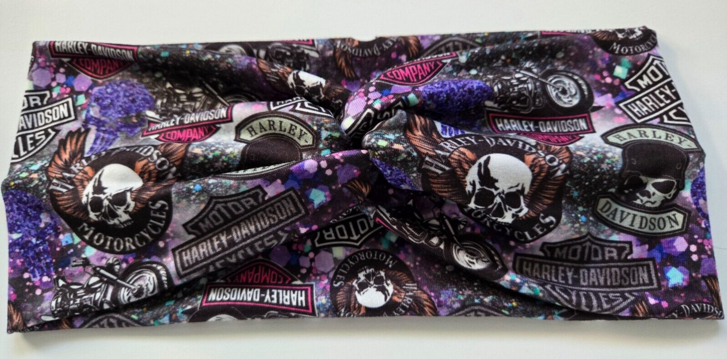 Motorcycle Twisted Headband