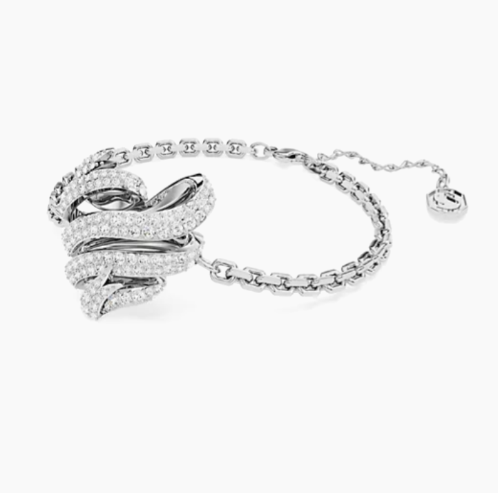 Swarovski Volta Crystal Heart Pendant Bracelet