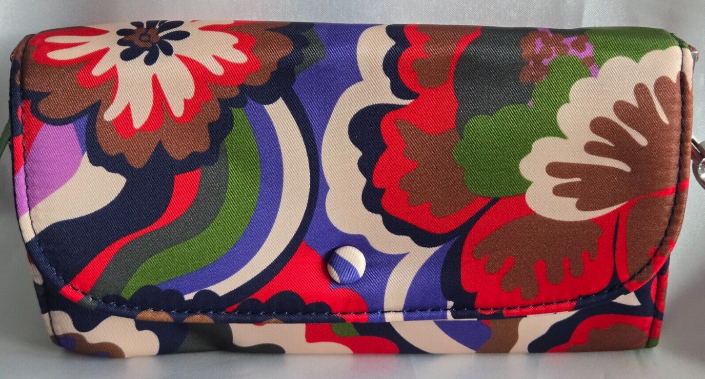 Vera Bradley Wildwood Wallet Crossbody, Bossanova Bold